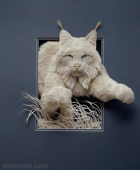 5-paper-sculpture-cat