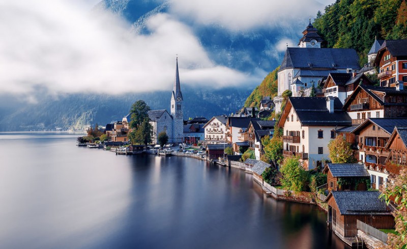 21 приказни места, които наистина съществуват Hallstatt, Austria