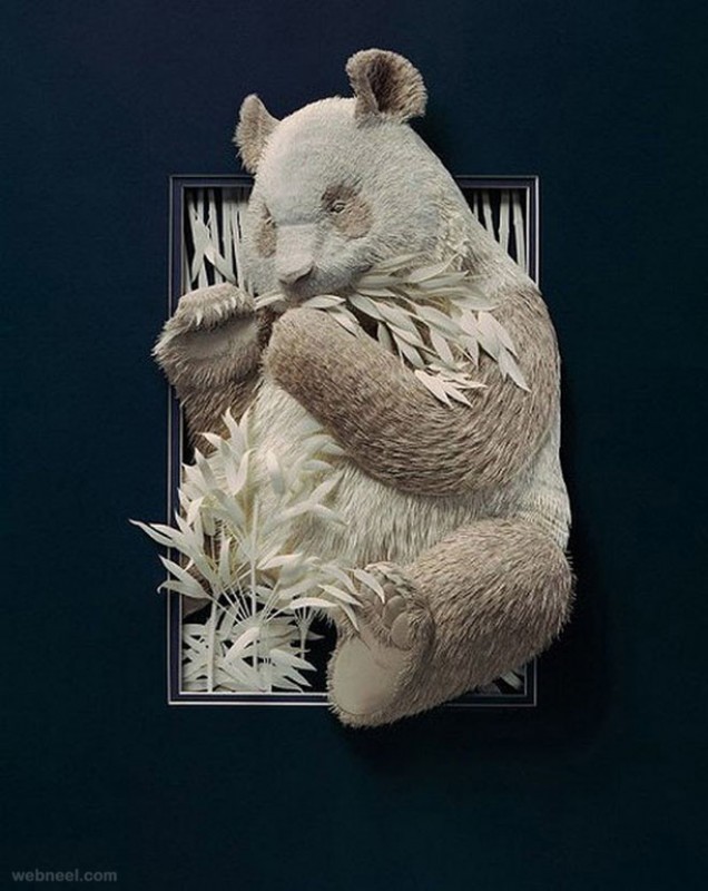 6-paper-sculpture-bear