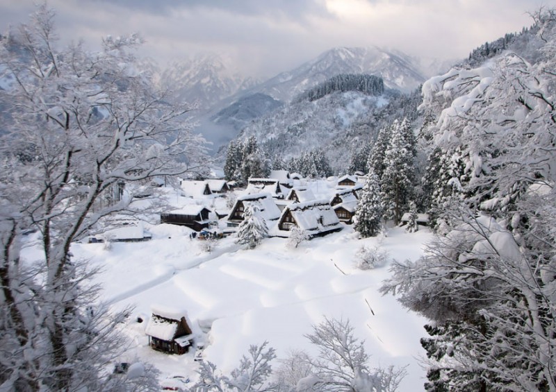 21 приказни места, които наистина съществуват Gokayama, Japan