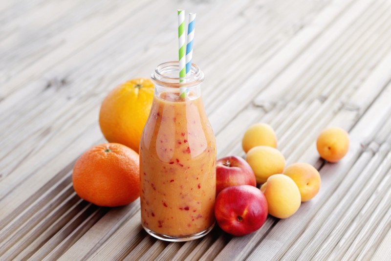 Easy-Orange-Apricot-Peach-and-Yogurt-Shake