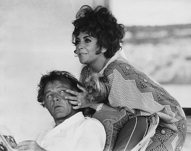 Liz Taylor and Richard Burton