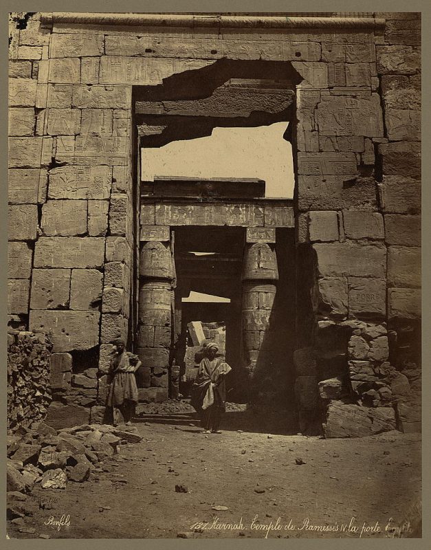 Photos of Ancient Egyptian Monuments More Than 100 Years Ago (12)