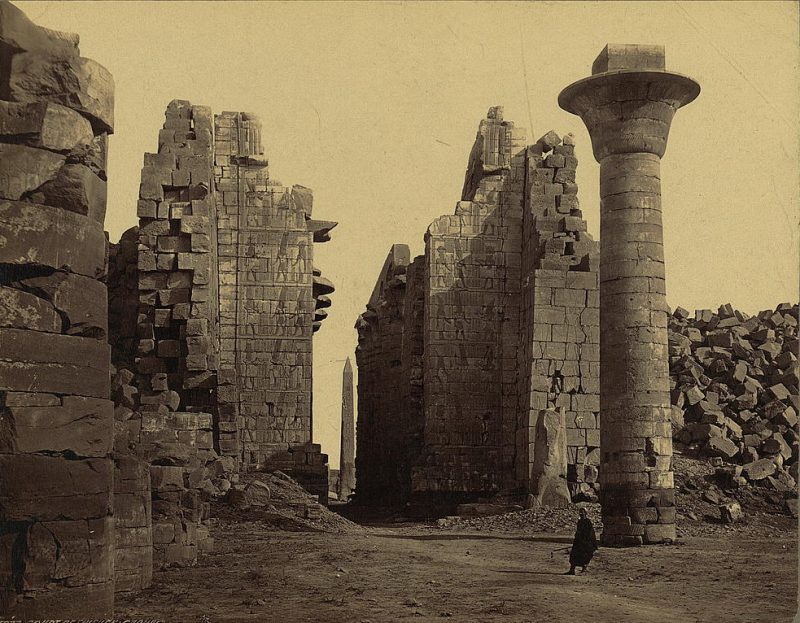 Photos of Ancient Egyptian Monuments More Than 100 Years Ago (13)