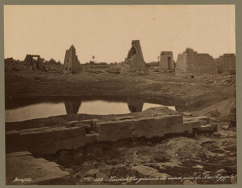 Photos of Ancient Egyptian Monuments More Than 100 Years Ago (14)