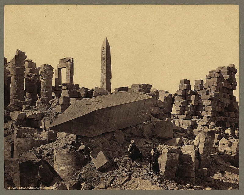 Photos of Ancient Egyptian Monuments More Than 100 Years Ago (17)