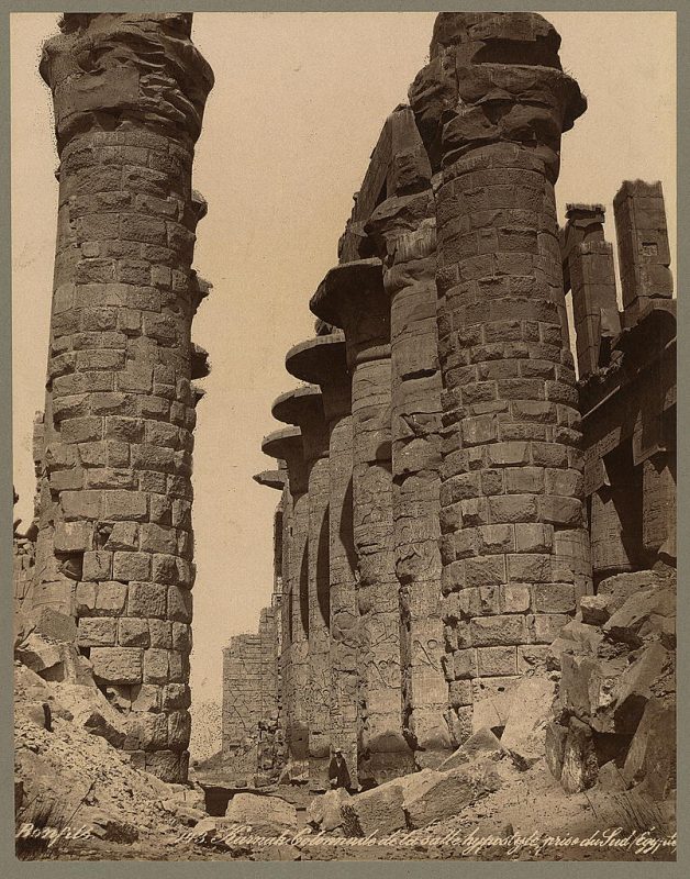 Photos of Ancient Egyptian Monuments More Than 100 Years Ago (18)