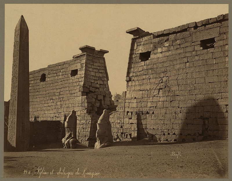 Photos of Ancient Egyptian Monuments More Than 100 Years Ago (19)