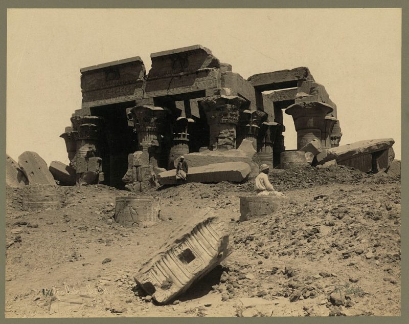 Photos of Ancient Egyptian Monuments More Than 100 Years Ago (23)