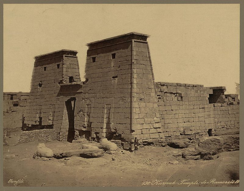 Photos of Ancient Egyptian Monuments More Than 100 Years Ago (24)