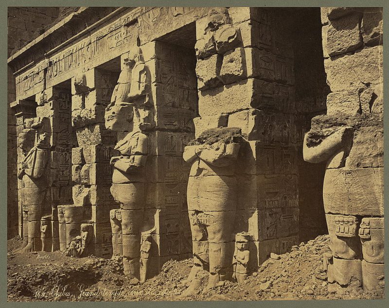 Photos of Ancient Egyptian Monuments More Than 100 Years Ago (27)