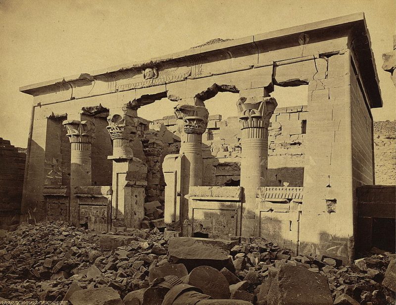 Photos of Ancient Egyptian Monuments More Than 100 Years Ago (29)