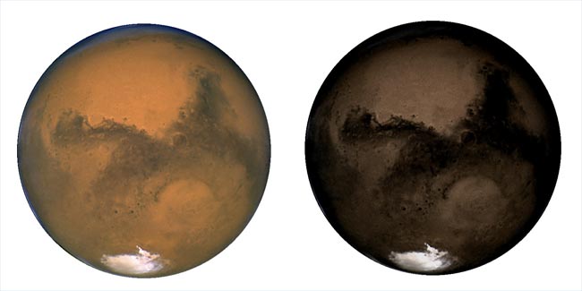Как Марс е почервенял