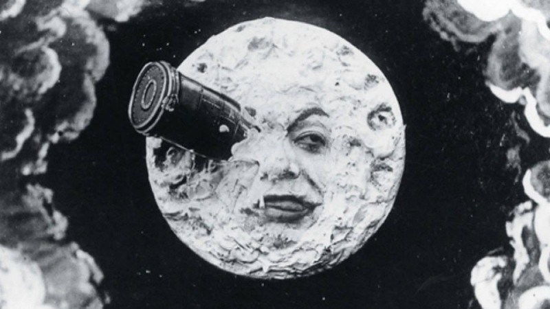 A scene from "A Trip to the Moon" (1902) by Georges Méliès