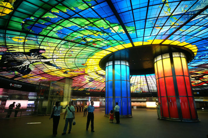 Станция метро. Гаосюн, Тайвань.